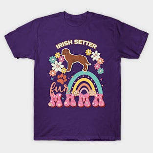 Setters  Fur Mama, Setters  For Dog Mom, Dog Mother, Dog Mama And Dog Owners T-Shirt